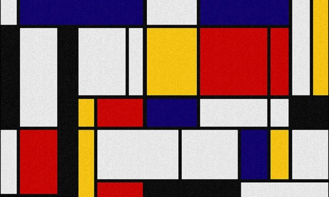 Piet Mondrian cuadros abstractos