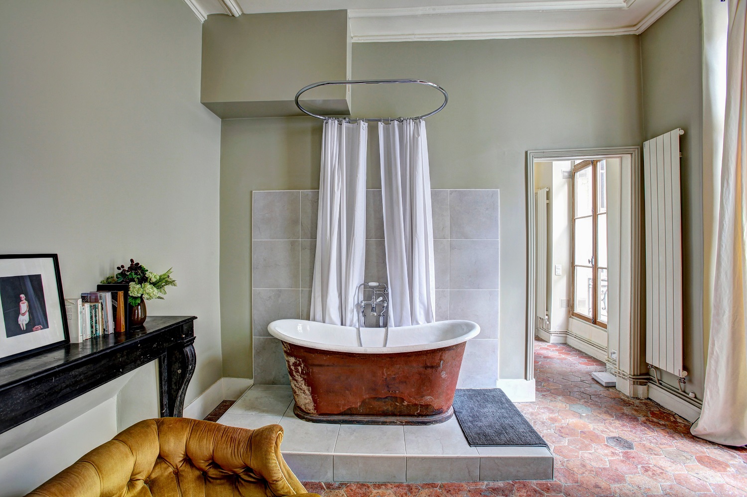 Bañera de estilo vintage