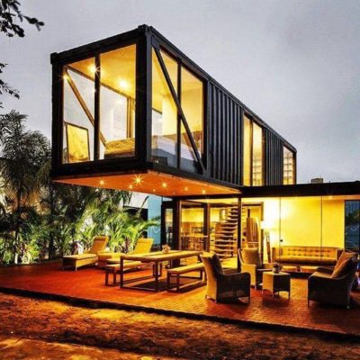 Casas con contenedores marítimos