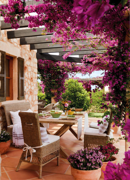 decoración terraza
